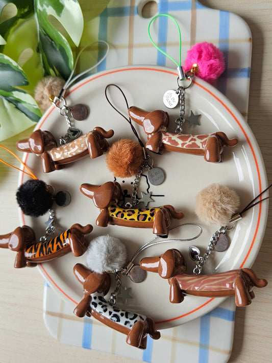 Pochette Mystère Charms Teckels - Thème Safari