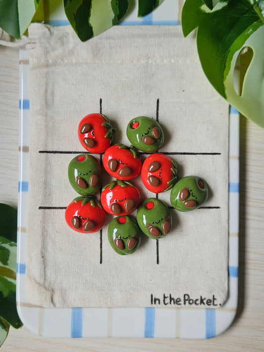 Le jeu de poche Olives & Tomates