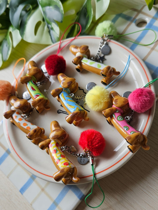 Pochette Mystère Charms Teckels - Thème Fruits 2