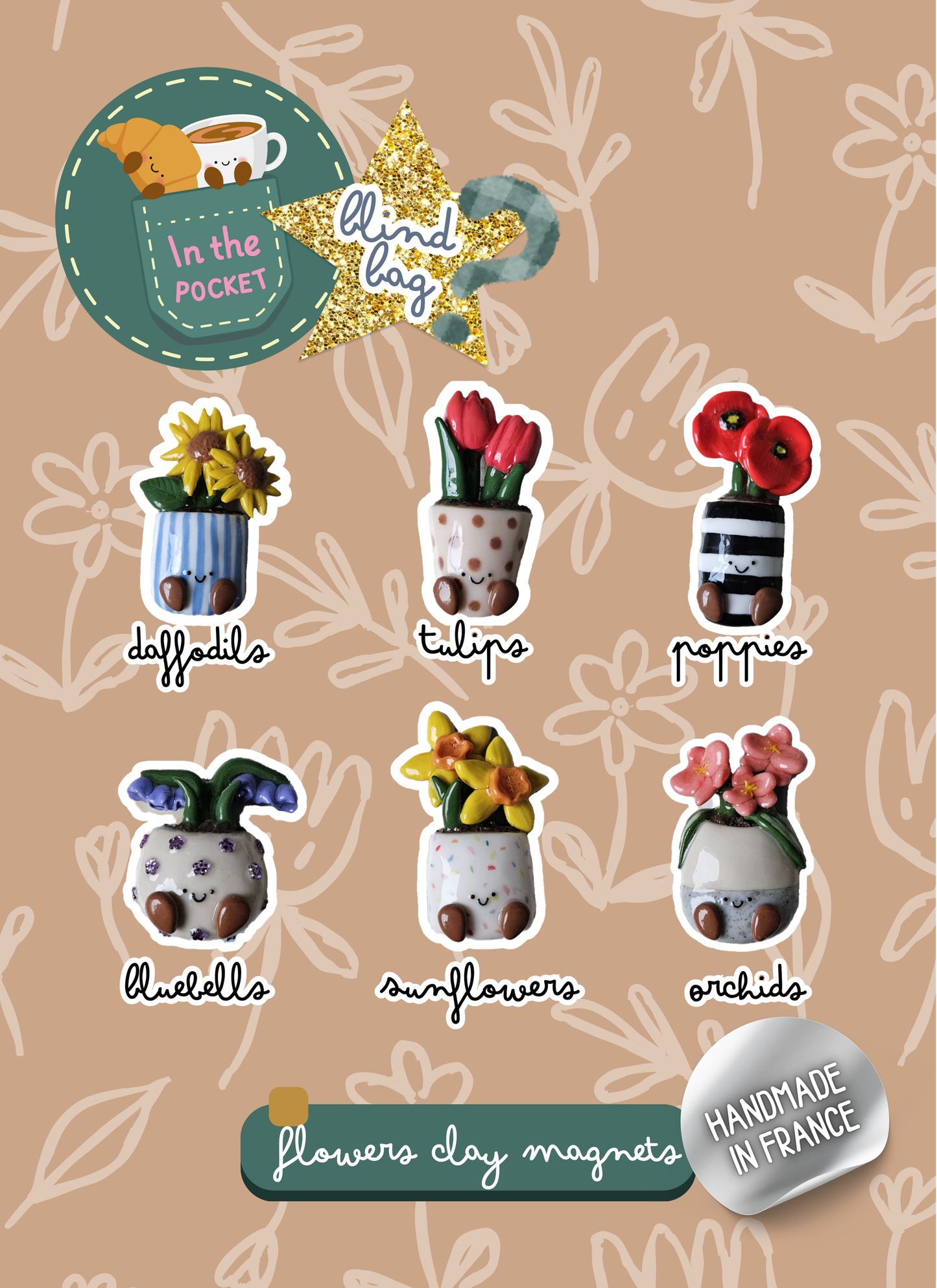 Blind Bag - Le magnet fleur