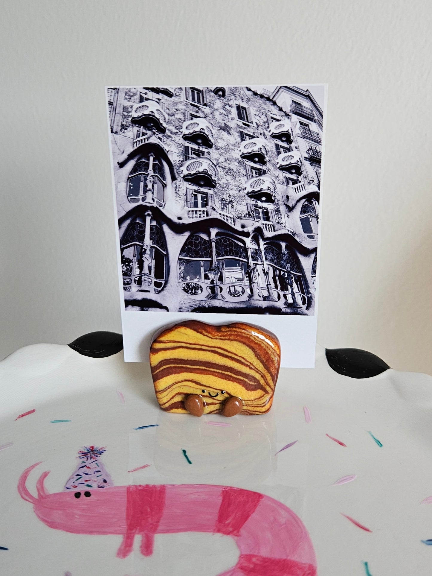 Le Porte-photos Cake Marbré