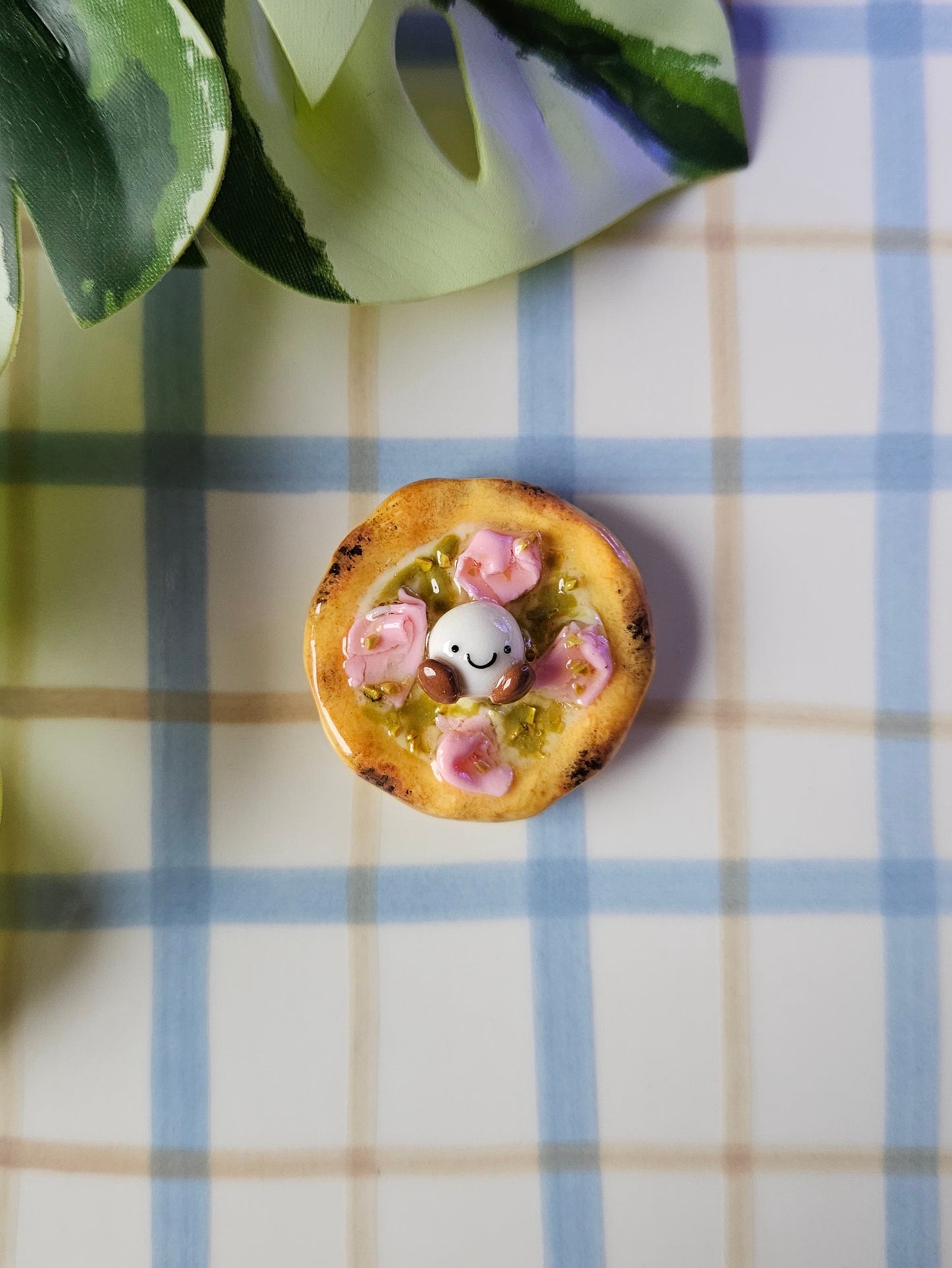 Le magnet Pizza à la Pistache