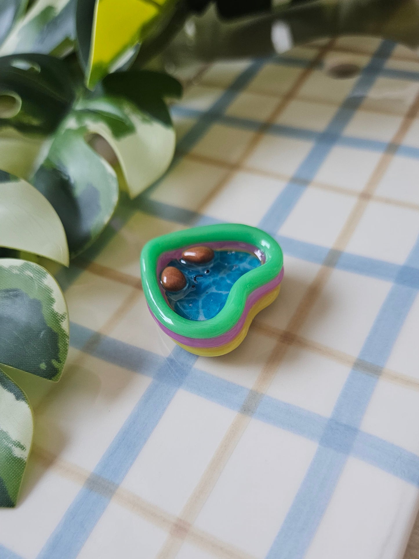 Le magnet Piscine Cœur