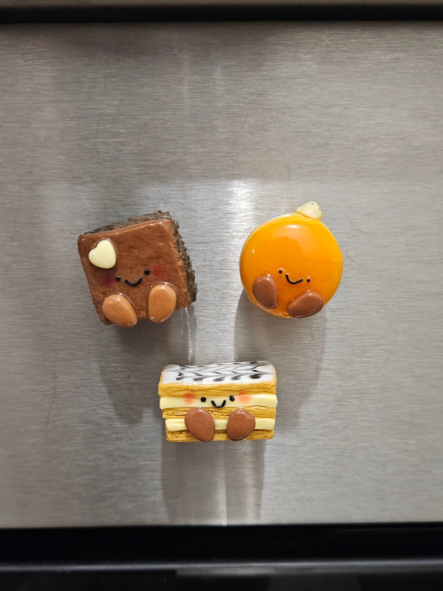 Le magnet Beignet crème brulée