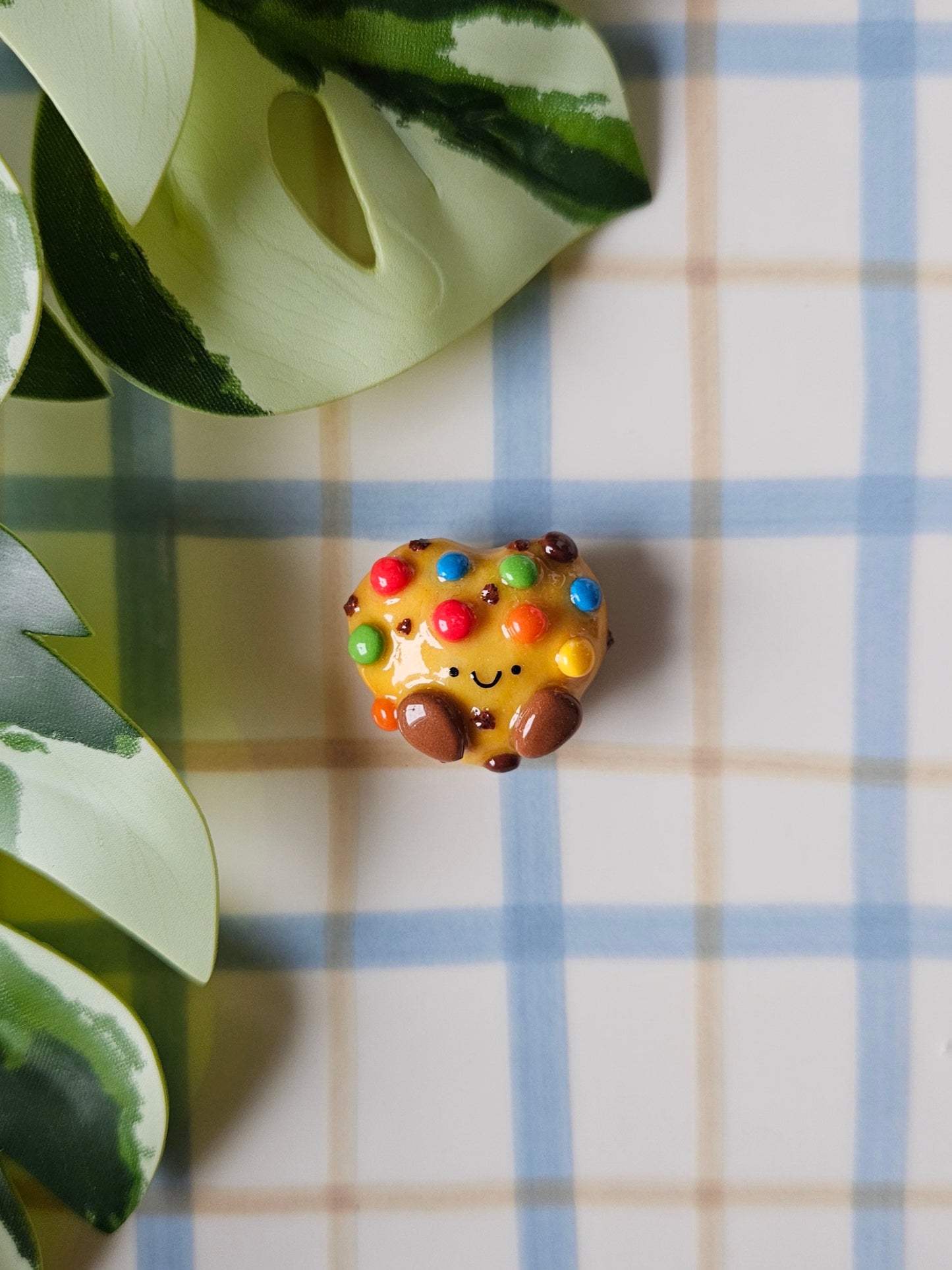 Le magnet Cookie Coeur Multicolore