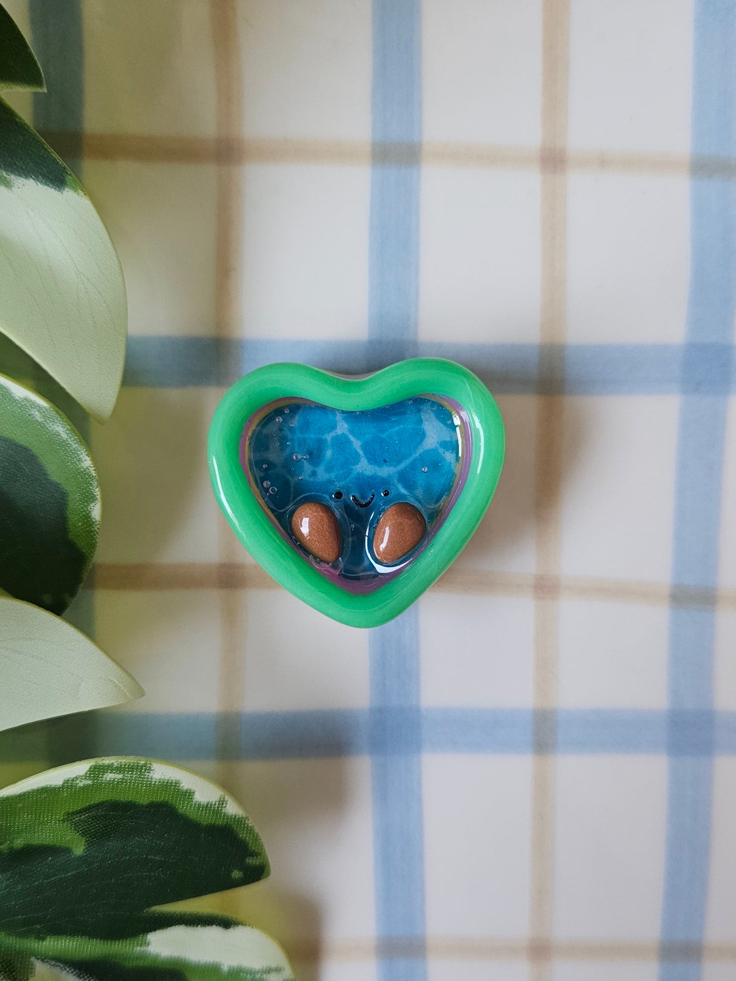 Le magnet Piscine Cœur