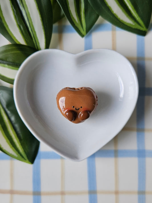 Le magnet Macaron Cœur Chocolat