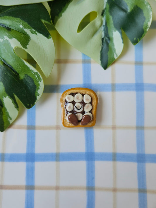 Le magnet Tartine chocolat bananes