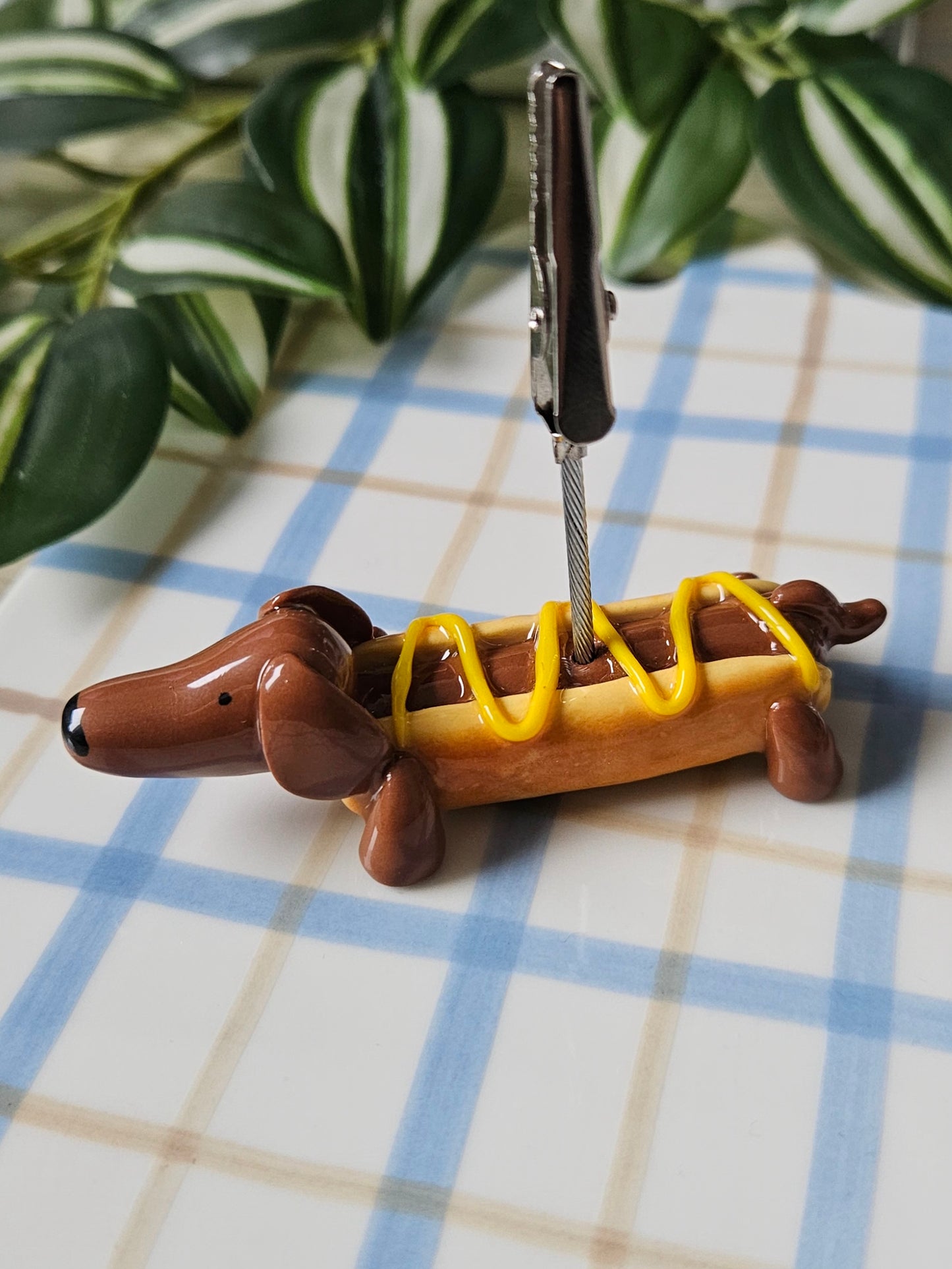 Le Porte-photos Teckel Hot-dog