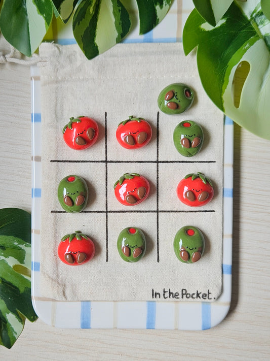 Le jeu de poche Olives & Tomates