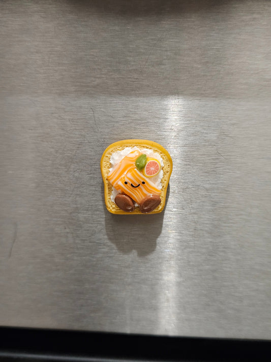 Le magnet Toast saumon