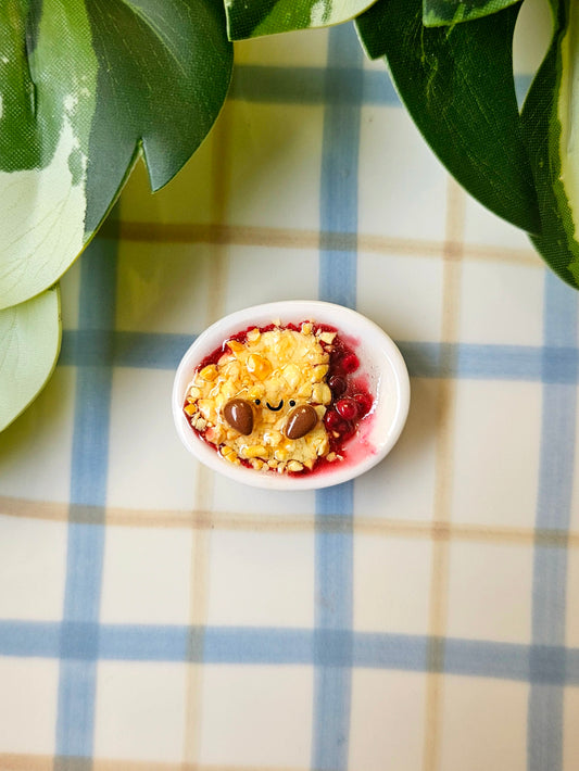 Le magnet Crumble à la cerise