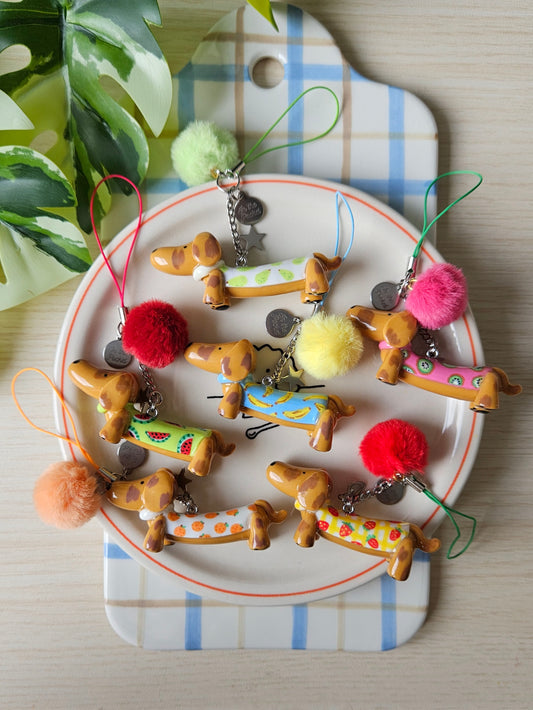 Pochette Mystère Charms Teckels - Thème Fruits 2