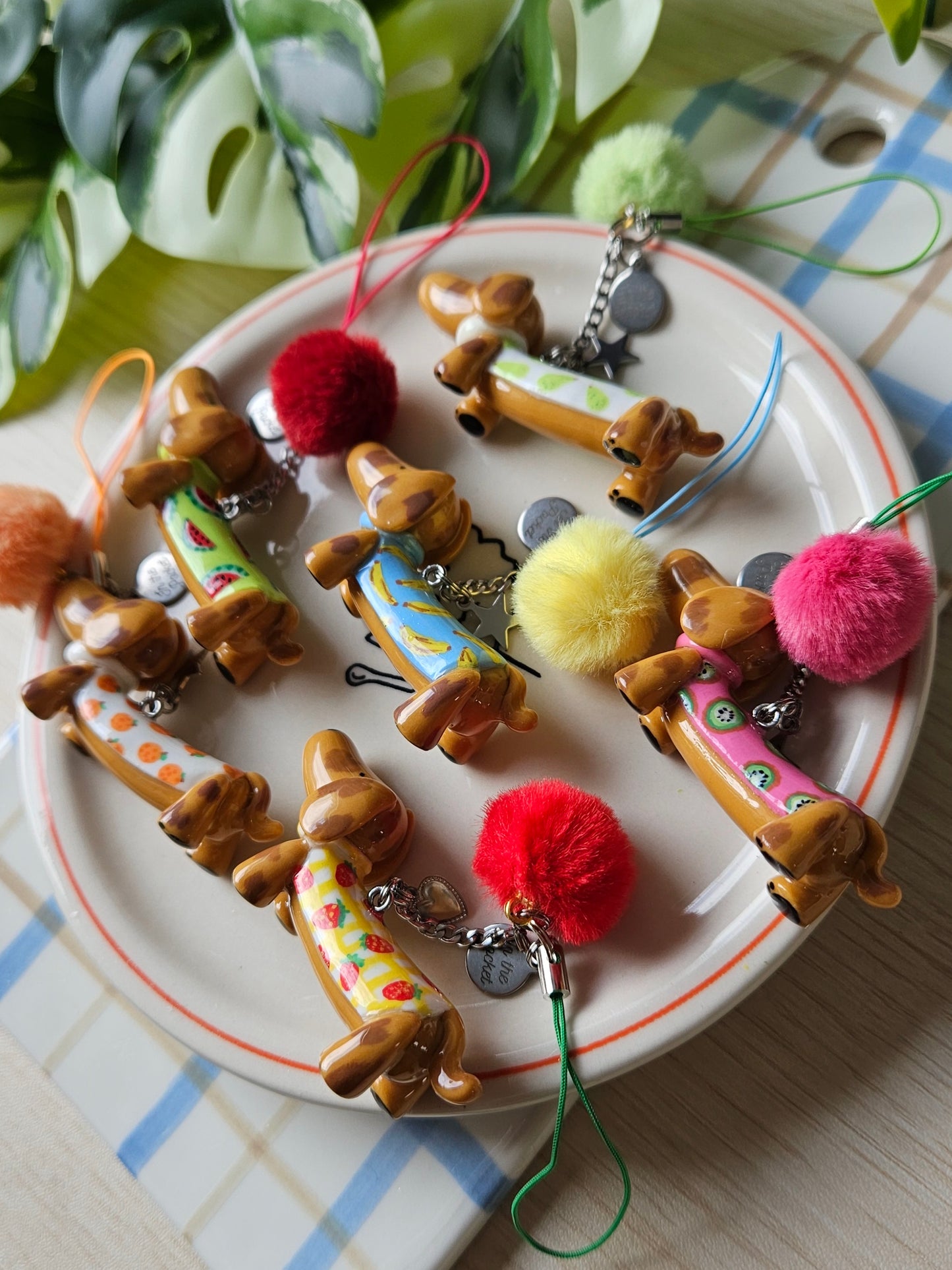 Pochette Mystère Charms Teckels - Thème Fruits 2