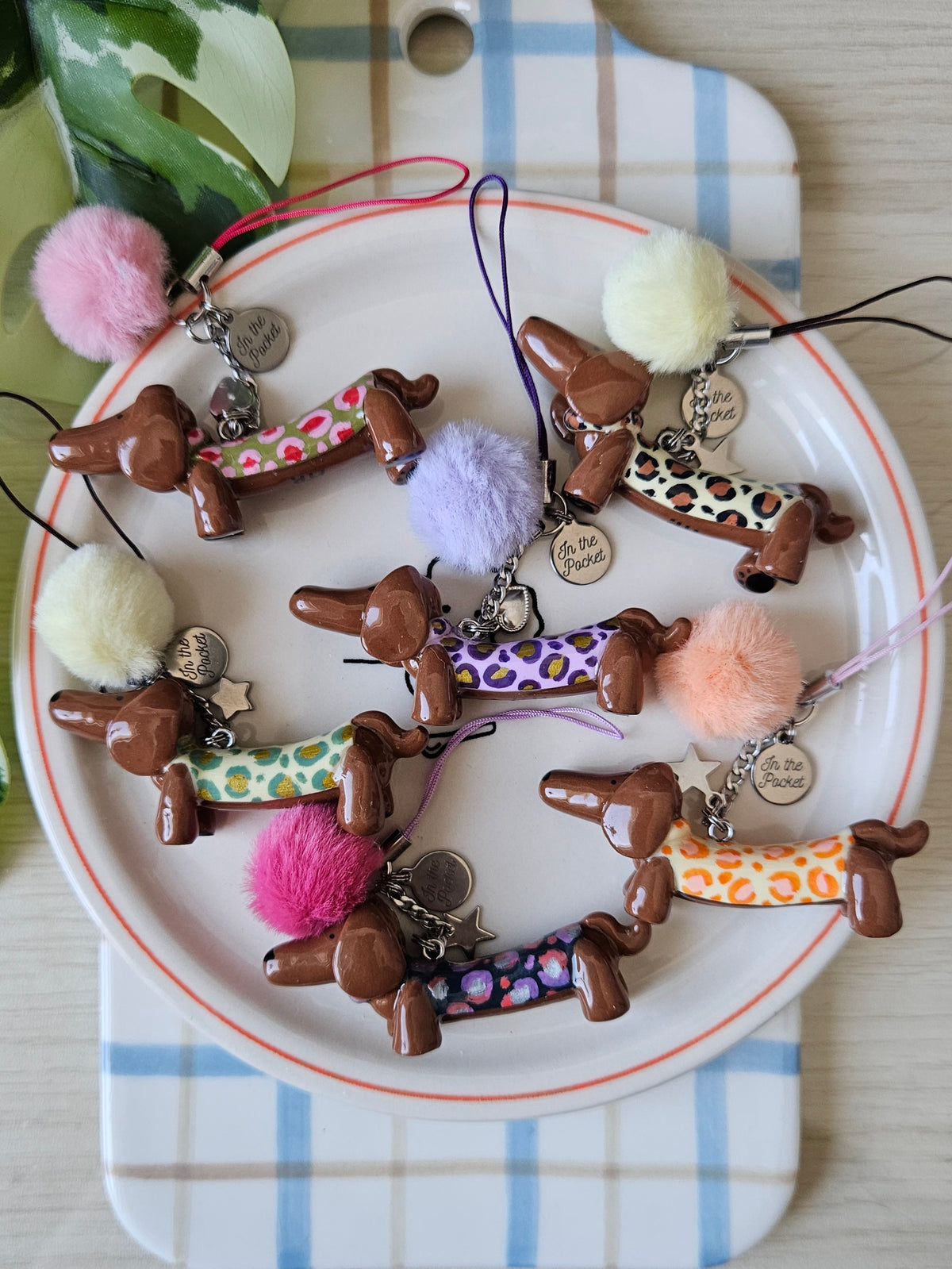 Pochette Mystère Charms Teckels - Thème Léopard