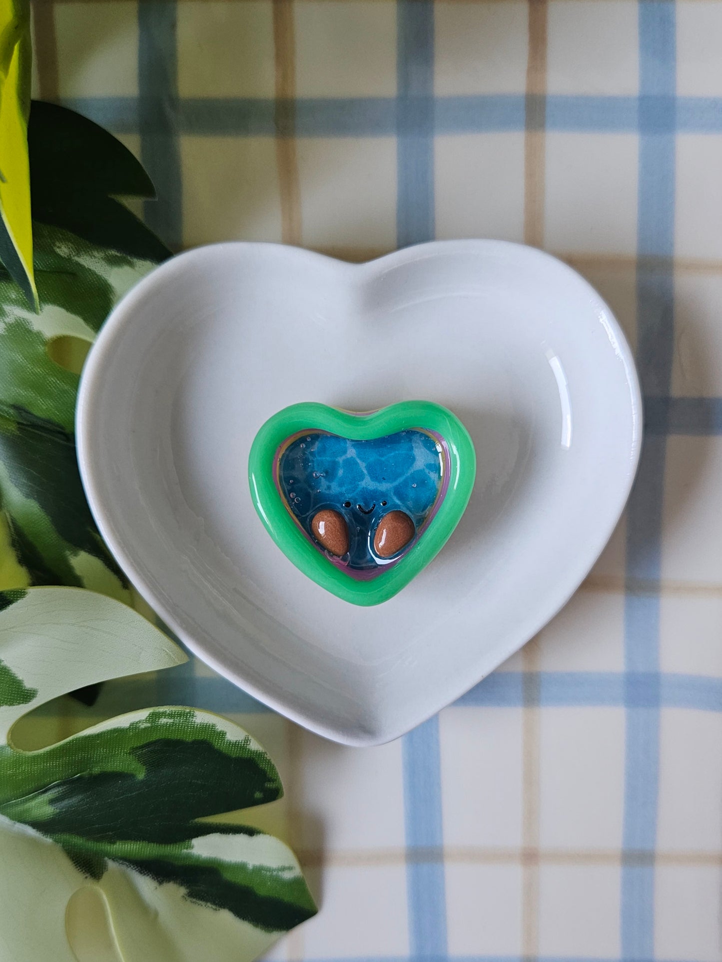 Le magnet Piscine Cœur