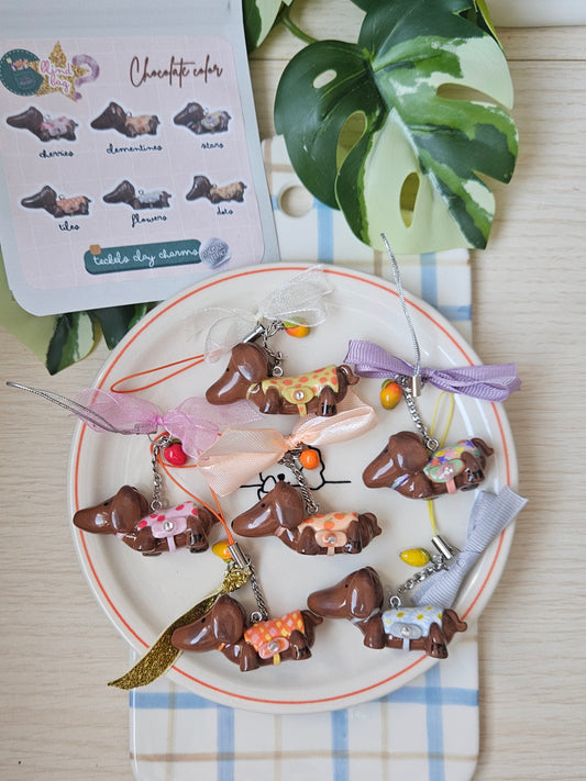 Blind bag - Charm's Teckels couleur chocolat