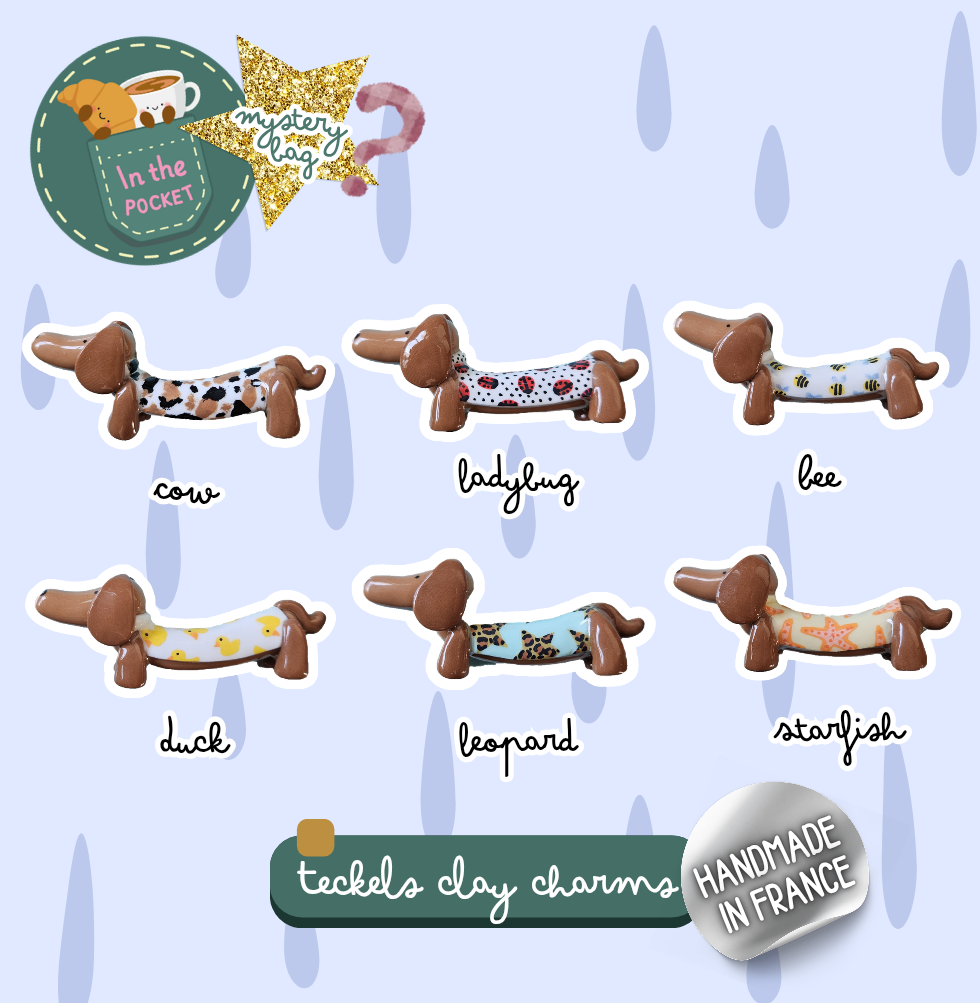 Pochette Mystère Charms Teckels - Thème Animal