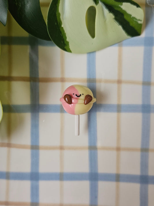 Le magnet Sucette Lait Fraise