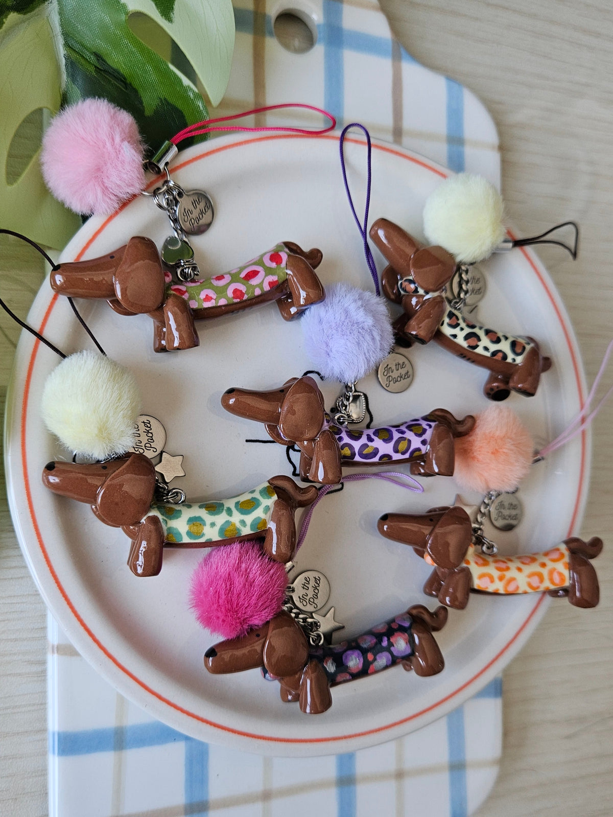 Pochette Mystère Charms Teckels - Thème Léopard